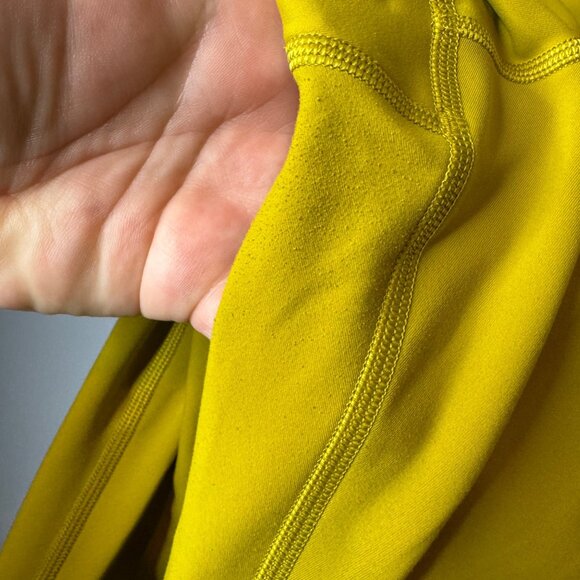 ATHLETA rainier 7/8 tight in oxidized yellow size XL - Picture 6 of 7